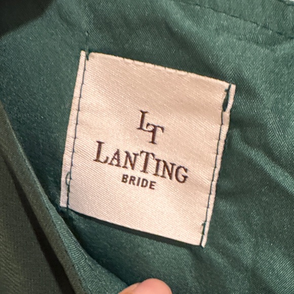 NWT Elegant LanTing Green Evening Gown - Picture 7 of 11